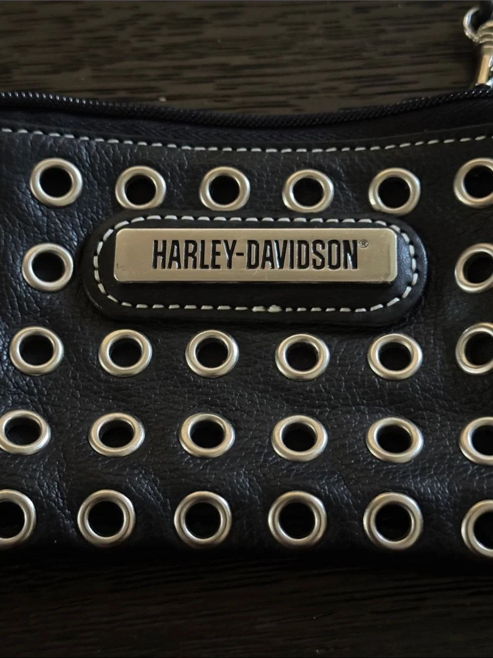 Harley-Davidson black leather